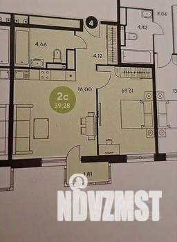 1-к квартира, вторичка, 40м2, 23/25 этаж