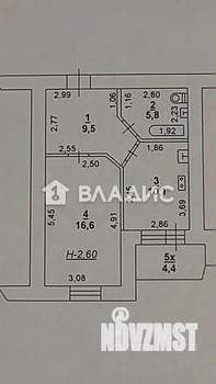 1-к квартира, вторичка, 42м2, 9/16 этаж