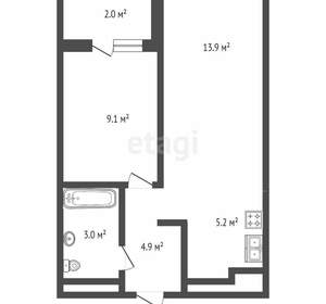 1-к квартира, вторичка, 43м2, 16/25 этаж