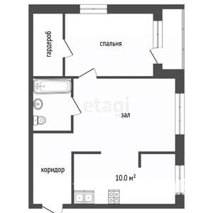 2-к квартира, вторичка, 68м2, 14/24 этаж