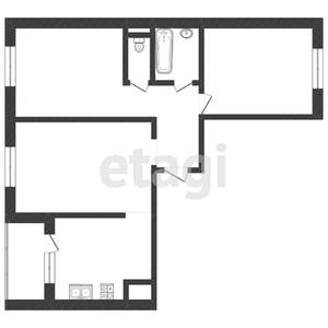 3-к квартира, вторичка, 80м2, 6/10 этаж