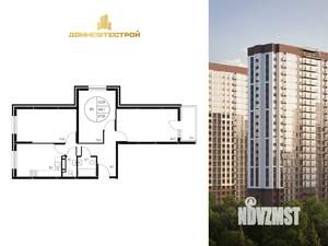 3-к квартира, вторичка, 68м2, 21/25 этаж