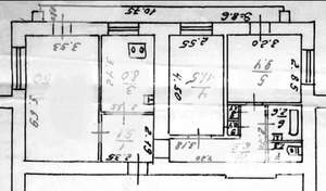 3-к квартира, вторичка, 74м2, 2/14 этаж