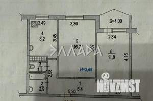 2-к квартира, вторичка, 58м2, 5/10 этаж