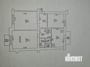 3-к квартира, вторичка, 90м2, 2/4 этаж