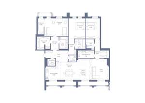 4-к квартира, вторичка, 217м2, 5/7 этаж