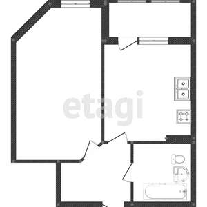 1-к квартира, вторичка, 44м2, 14/19 этаж