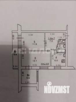 2-к квартира, вторичка, 47м2, 5/5 этаж