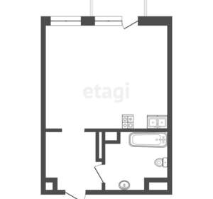 Студия квартира, вторичка, 27м2, 6/25 этаж