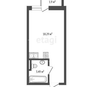 Студия квартира, вторичка, 24м2, 7/25 этаж