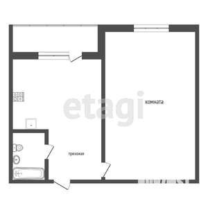 1-к квартира, вторичка, 35м2, 11/18 этаж