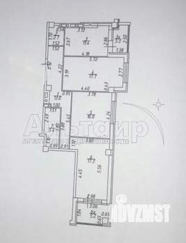 3-к квартира, вторичка, 88м2, 8/19 этаж
