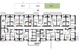 1-к квартира, строящийся дом, 36м2, 2/25 этаж
