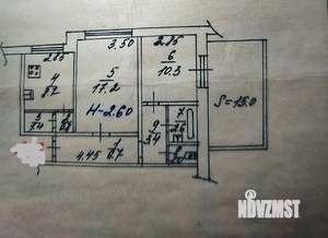 2-к квартира, вторичка, 52м2, 5/9 этаж