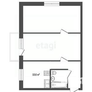 2-к квартира, вторичка, 44м2, 2/4 этаж