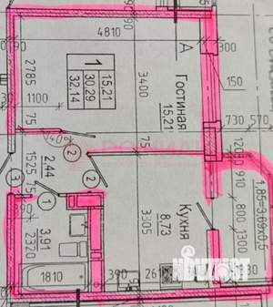 1-к квартира, вторичка, 35м2, 9/22 этаж