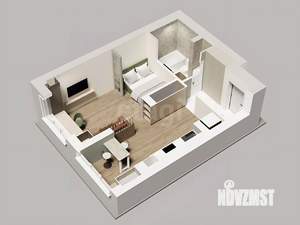 1-к квартира, вторичка, 42м2, 7/11 этаж