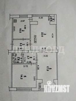 3-к квартира, вторичка, 77м2, 3/5 этаж