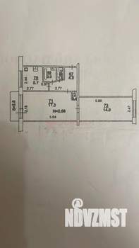 2-к квартира, вторичка, 45м2, 4/5 этаж