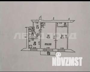 2-к квартира, вторичка, 46м2, 2/5 этаж