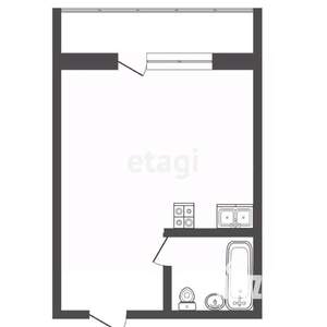 Студия квартира, вторичка, 30м2, 27/32 этаж