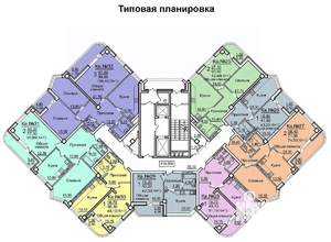 2-к квартира, вторичка, 59м2, 8/22 этаж