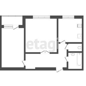 2-к квартира, вторичка, 56м2, 2/18 этаж