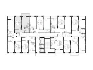 1-к квартира, вторичка, 40м2, 4/25 этаж