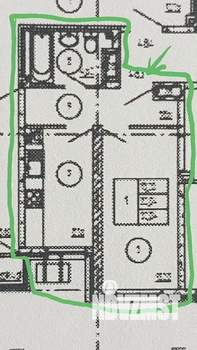 1-к квартира, сданный дом, 34м2, 2/17 этаж