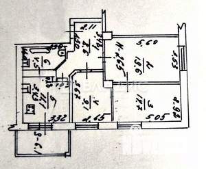 3-к квартира, вторичка, 71м2, 4/4 этаж