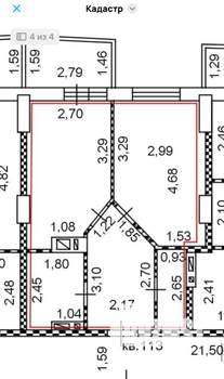 1-к квартира, вторичка, 39м2, 10/25 этаж