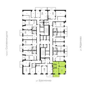 2-к квартира, вторичка, 55м2, 7/24 этаж