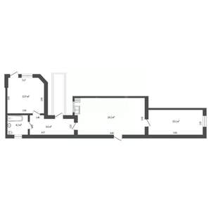 2-к квартира, вторичка, 62м2, 3/4 этаж