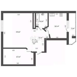 2-к квартира, вторичка, 85м2, 11/11 этаж