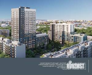 3-к квартира, строящийся дом, 89м2, 20/20 этаж