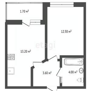 1-к квартира, вторичка, 35м2, 8/24 этаж