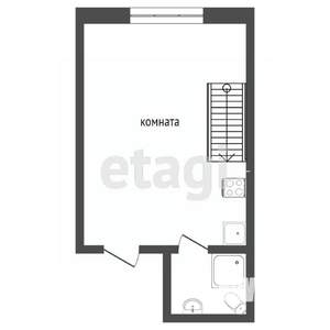 Студия квартира, вторичка, 20м2, 2/9 этаж