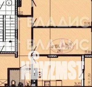 2-к квартира, вторичка, 71м2, 8/10 этаж