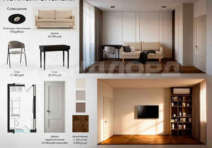 1-к квартира, вторичка, 34м2, 15/24 этаж