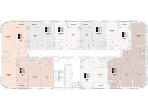 1-к квартира, вторичка, 42м2, 13/24 этаж