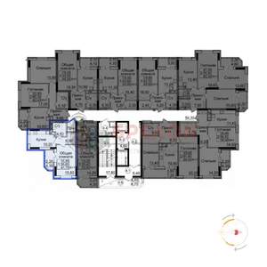 1-к квартира, вторичка, 42м2, 12/24 этаж