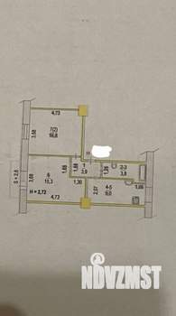 2-к квартира, вторичка, 50м2, 2/5 этаж