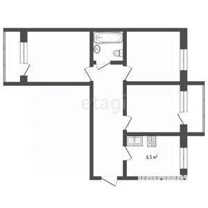 3-к квартира, вторичка, 58м2, 8/9 этаж
