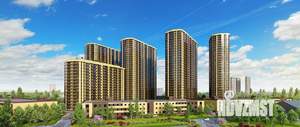 2-к квартира, строящийся дом, 61м2, 4/31 этаж