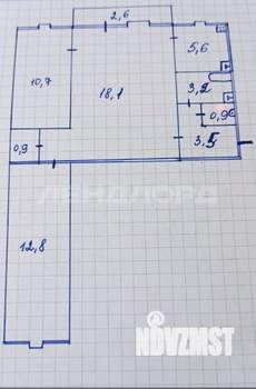 3-к квартира, вторичка, 56м2, 4/5 этаж