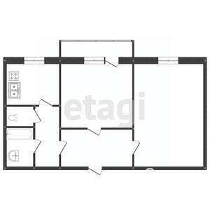 2-к квартира, вторичка, 49м2, 7/11 этаж
