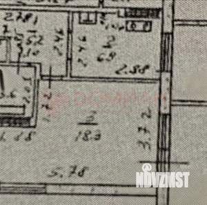 1-к квартира, вторичка, 34м2, 7/9 этаж