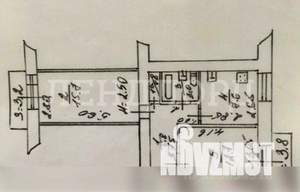 2-к квартира, вторичка, 47м2, 4/5 этаж