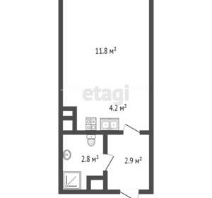 Студия квартира, вторичка, 27м2, 17/20 этаж