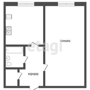 1-к квартира, вторичка, 31м2, 1/5 этаж